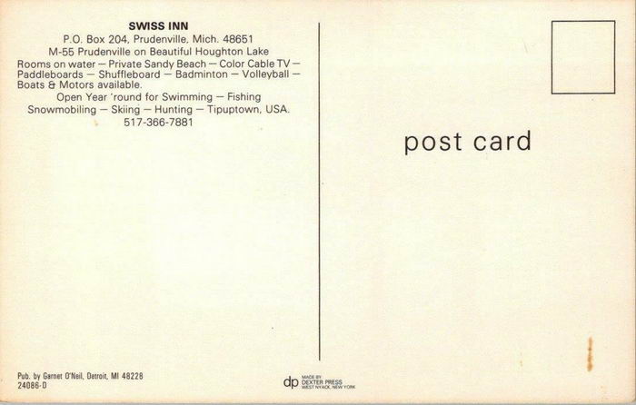 Swiss Inn (Vina Del Mar Motel) - Old Postcard Photo (newer photo)